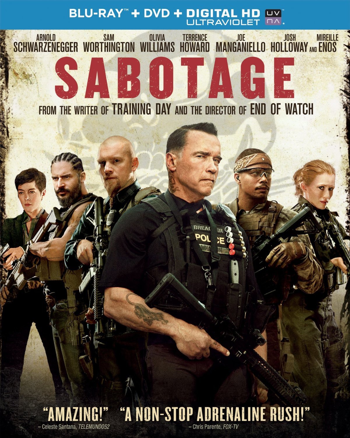 SABOTAGE -BLU RAY + DVD-